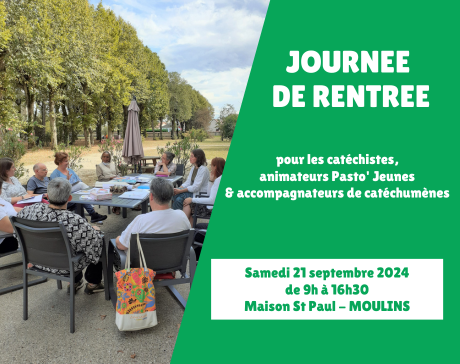 Journée de rentrée catéchèse - Pasto' Jeunes - catéchuménat